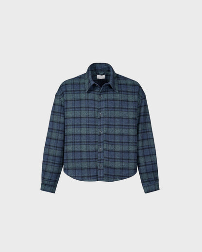 Relaxed Plaid Overshirt