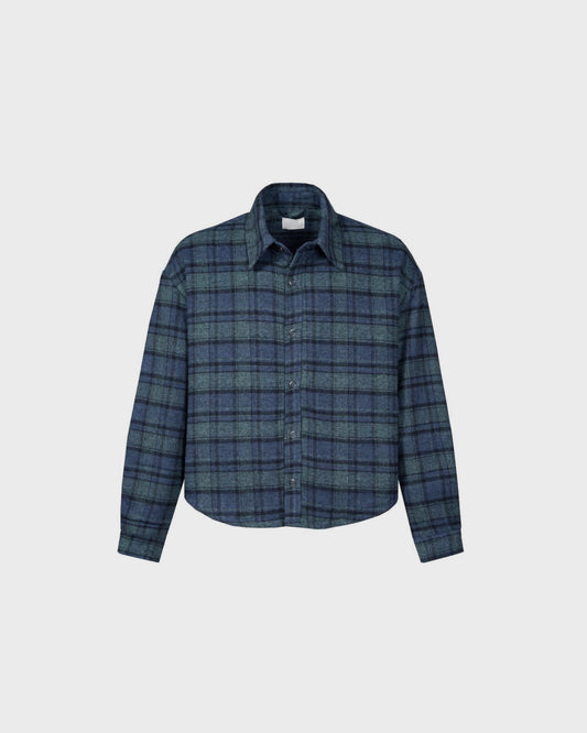 Relaxed Plaid Overshirt