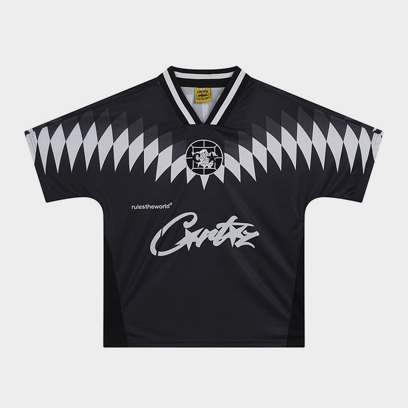 Corteiz Club RTW Football Jersey - Black