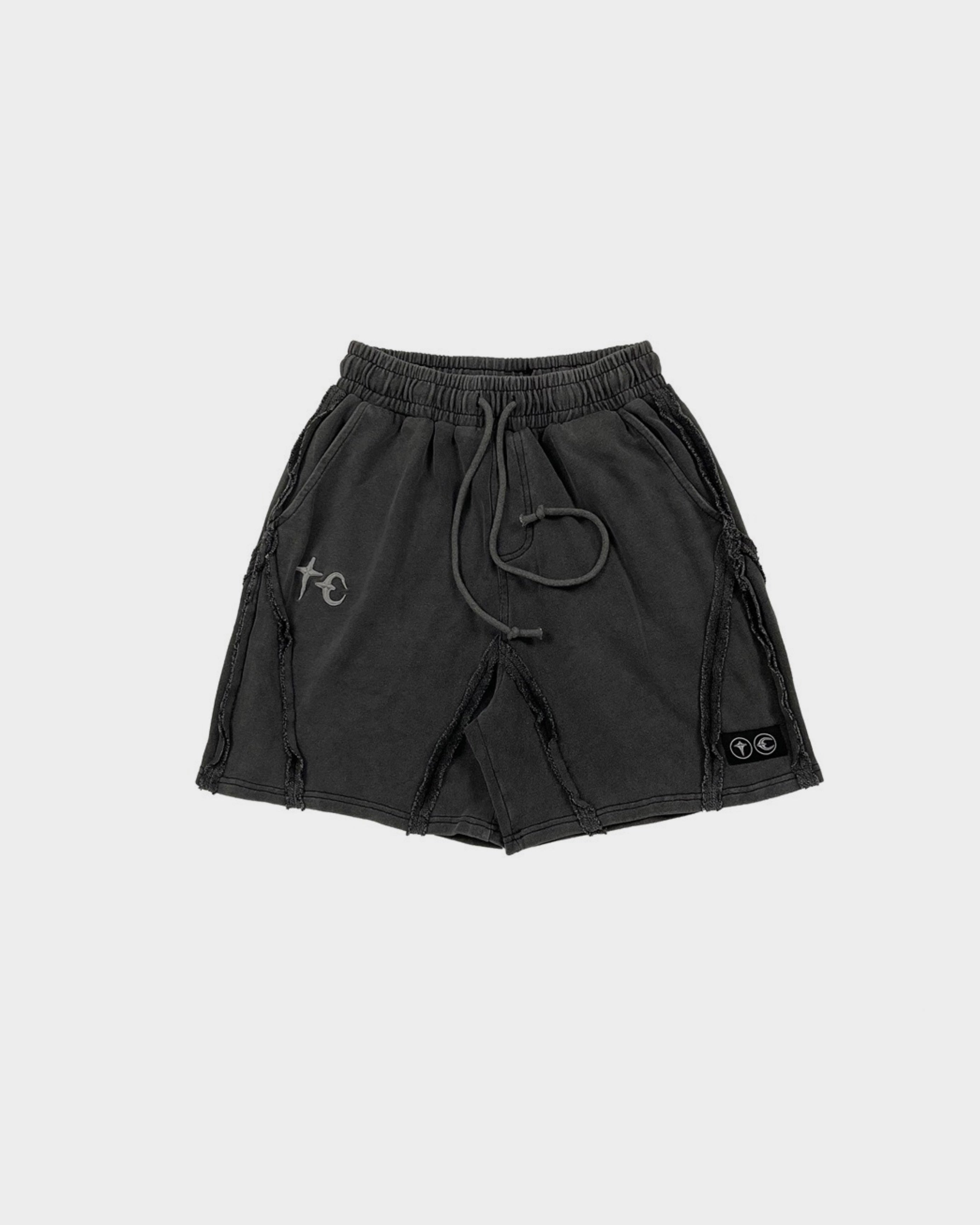 THUG CLUB DISTRESSED SWEATSHORTS – TUG OF LOOKS