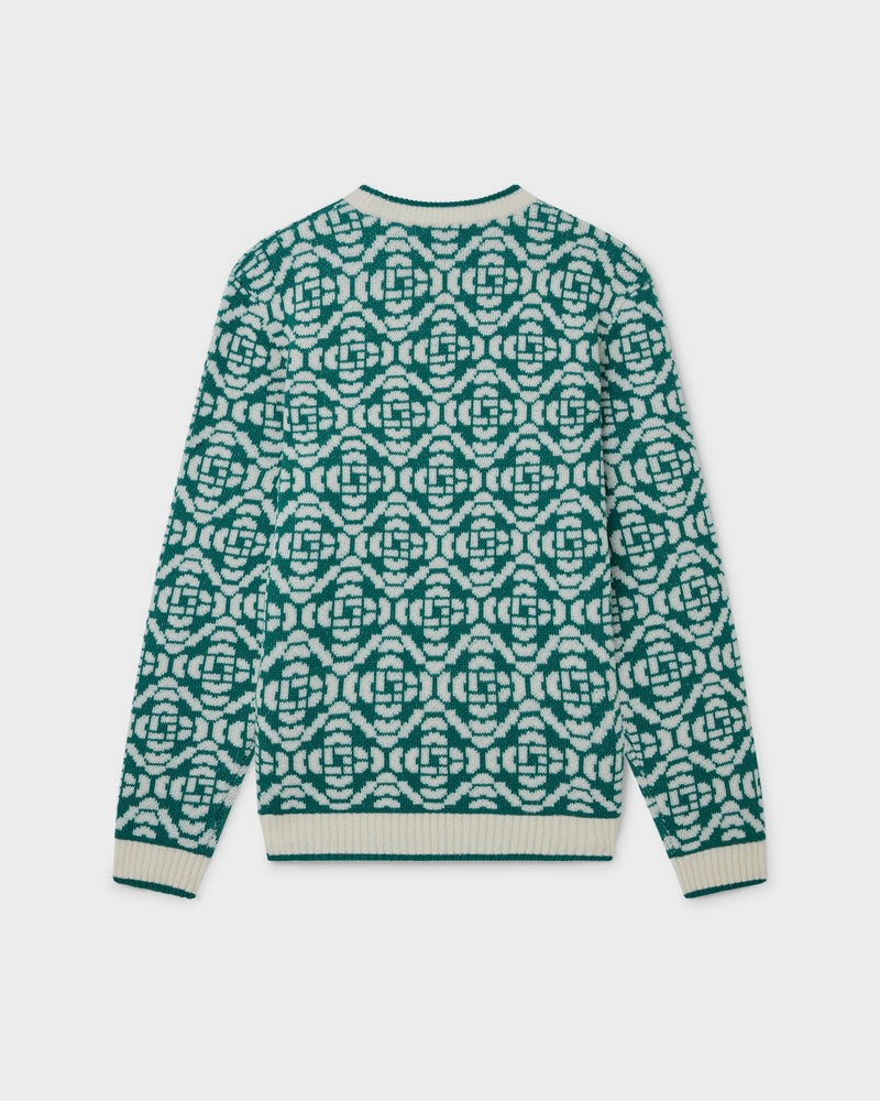 Casa Green Monogram Jumper