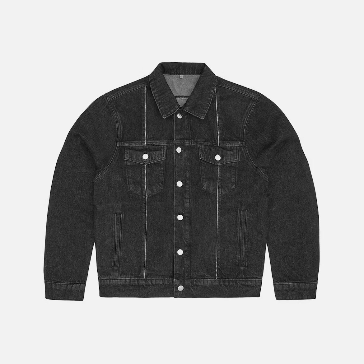 Corteiz C-Star Denim Trucker Jacket - Black