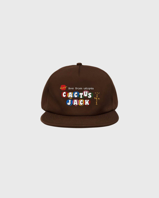 Travis Scott X Mcdonald’s Cj Live From Utopia Hat Brown