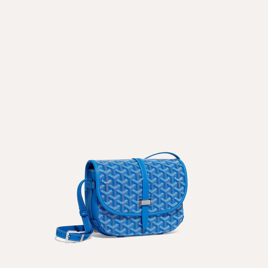 Goyardine Belvédère Messenger Bag - Sky Blue