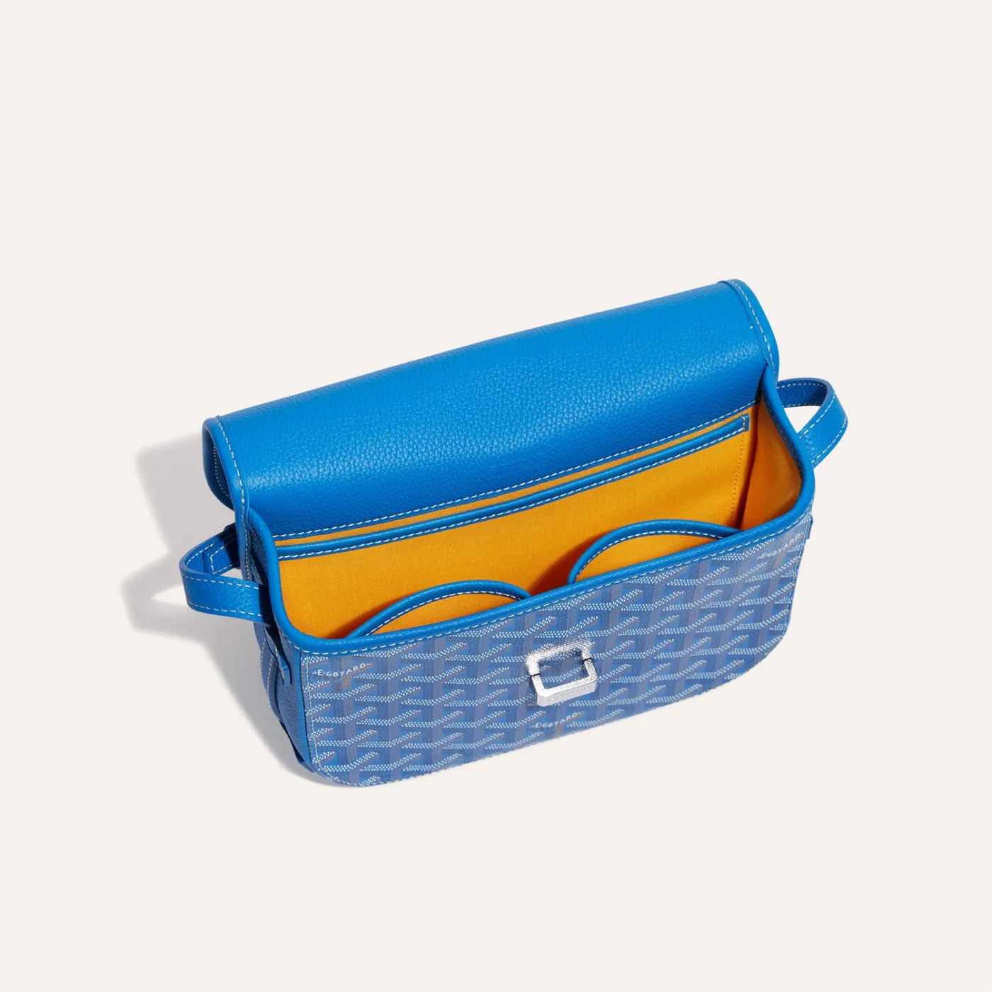 Goyardine Belvédère Messenger Bag - Sky Blue