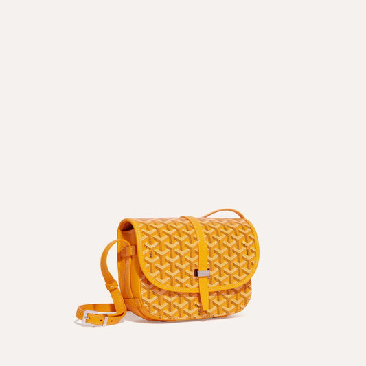 Goyardine Belvédère Messenger Bag - Yellow