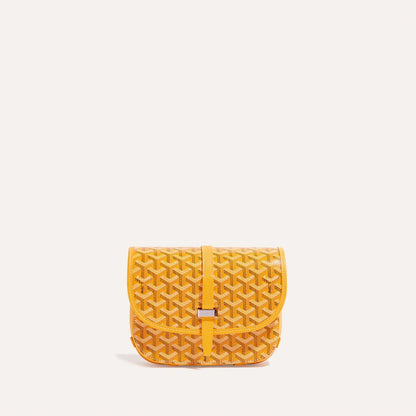 Goyardine Belvédère Messenger Bag - Yellow