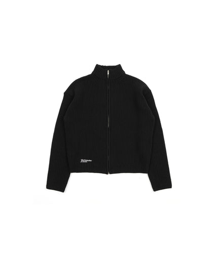 FAR FROM WHAT RIBBED ZIP UP