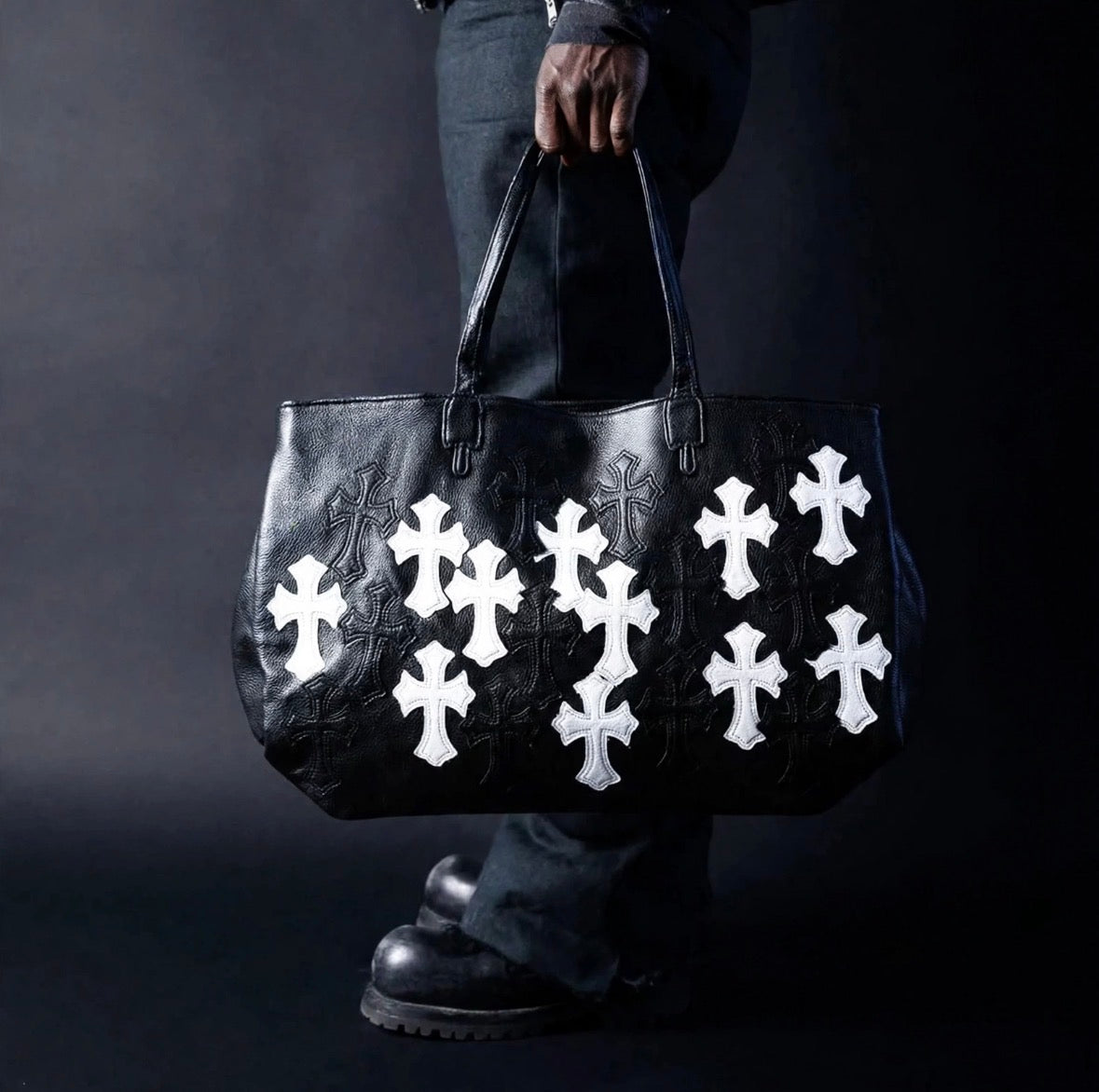 Cross Patch Tote Bag