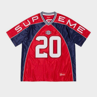 Supreme Panelled Jersey In Red